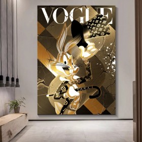 Bunny Street Art Popart LV Modern Cartoon