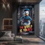 Donald Gangster Wandbild The World Is Yours