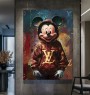 Nicky im LV Hoody Wandbild