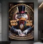 Dagobert Poker Casino Wandbild Pop Art Modern