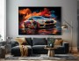 BMW M8 Auto Rennwagen Buntes Design Wandbild