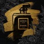 Coco Parfum Wandbild Popart Schwarz Gold Gelb