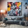 Marilyn Monroe Mini Pop Art Graffiti Wandbild