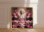 Marilyn Monroe Coco Rosa Gold Wandbild Blumen