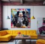 Micky Street-Art Pop-Art Modern Mercedes