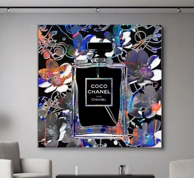 Coco Parfum Pop-Art Blumen Abstrakt