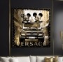 Micky LV Mercedes G Wandbild Gold Luxus DG