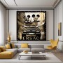 Micky LV Mercedes G Wandbild Gold Luxus DG