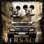 Micky LV Mercedes G Wandbild Gold Luxus DG