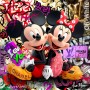 Micky & Minnie Love Pop Art – Mickey Maus Leinwand auf Keilrahmen | Wandbild Kunst fürs Wohnzimmer