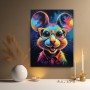 Coole Maus mit Brille