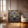 Mandala Katze in Farbenpracht