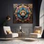 Mandala Katze in Farbenpracht