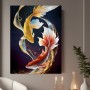 Goldene Koi im Sternenfluss