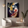 Goldene Koi im Sternenfluss