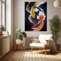 Goldene Koi im Sternenfluss