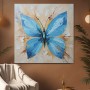 Blauer Schmetterling in Acryloptik