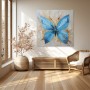 Blauer Schmetterling in Acryloptik