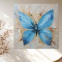 Blauer Schmetterling in Acryloptik