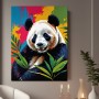 Panda in bunten Farben