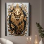 Goldener Löwe mit Ornamenten