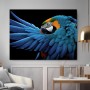 Blauer Ara mit ausgebreiteten Flügeln