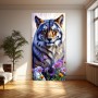 Majestätischer Tiger im Blumenmeer