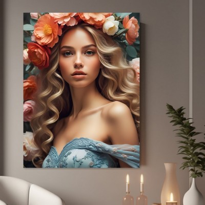 Blütenportrait in Pastelltönen