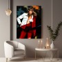 Frau im Pop-Art-Stil