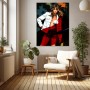 Frau im Pop-Art-Stil