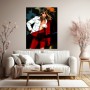Frau im Pop-Art-Stil
