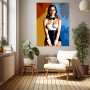Elegante Pop-Art Dame