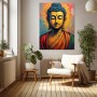 Buddha in Farbenruhe