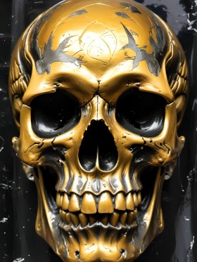 Goldener Totenkopf Goldener Totenkopf