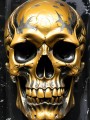 Goldener Totenkopf