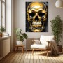 Goldener Totenkopf