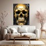 Goldener Totenkopf