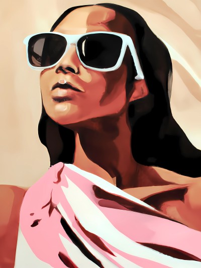 Die Frau mit der Sonnenbrille