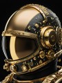 Luxus Astronautenhelm in Gold
