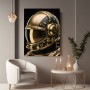 Luxus Astronautenhelm in Gold