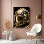 Luxus Astronautenhelm in Gold