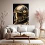 Luxus Astronautenhelm in Gold