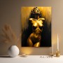Goldene Akt-Eleganz