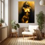 Goldene Akt-Eleganz