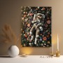 Astronaut im Blütenmeer