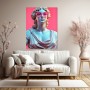 Antike Statue mit pinker Sonnenbrille