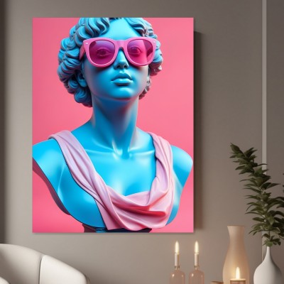 Pop Art Büste mit Sonnenbrille