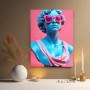 Pop Art Büste mit Sonnenbrille