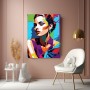 Pop-Art Porträt in leuchtenden Farben
