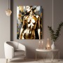 Goldene Akt-Eleganz